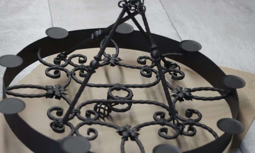 Powder Coating on Chandelier